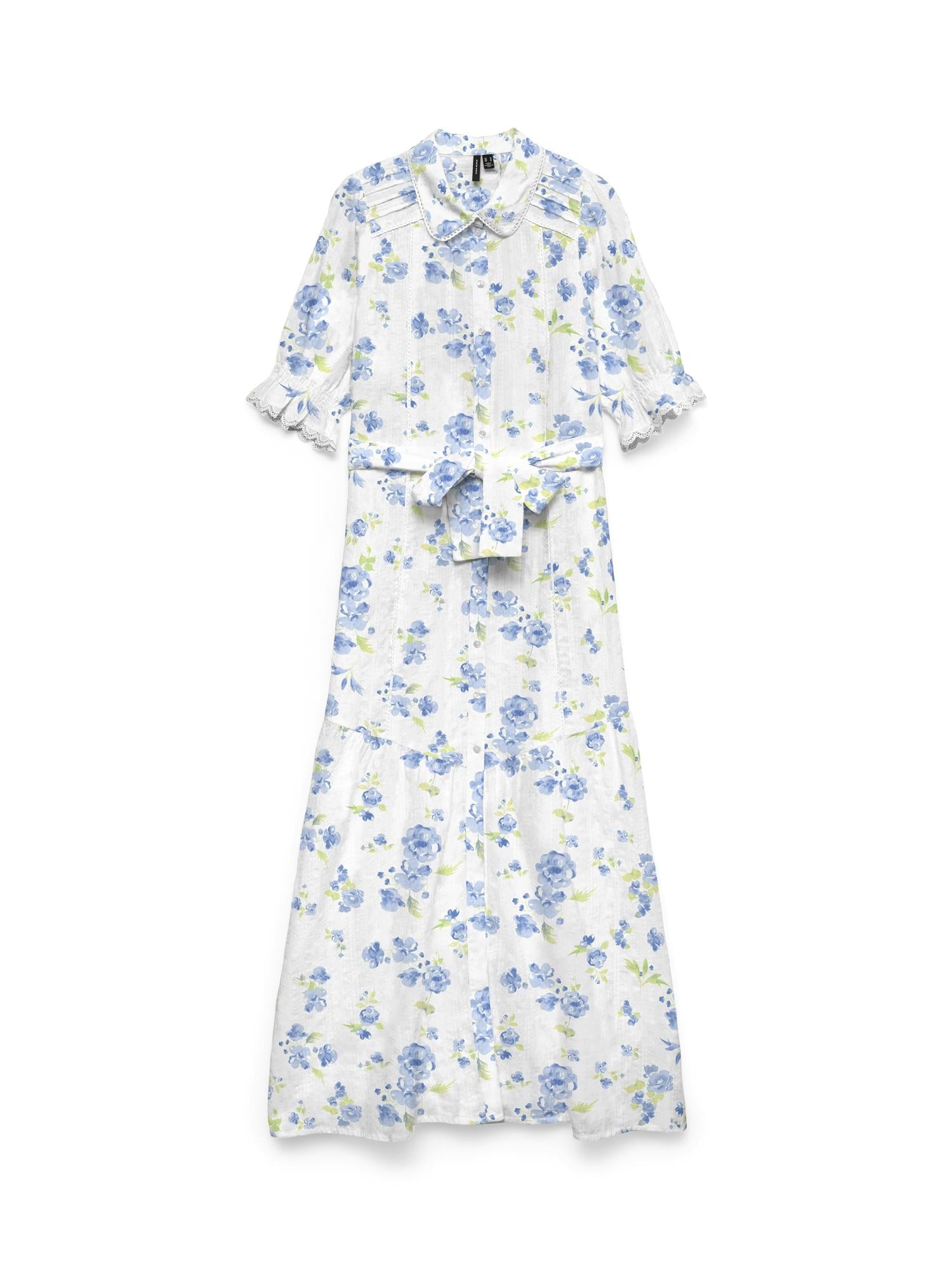 Gry 2/4 detai lace maxi dress - novalieshop