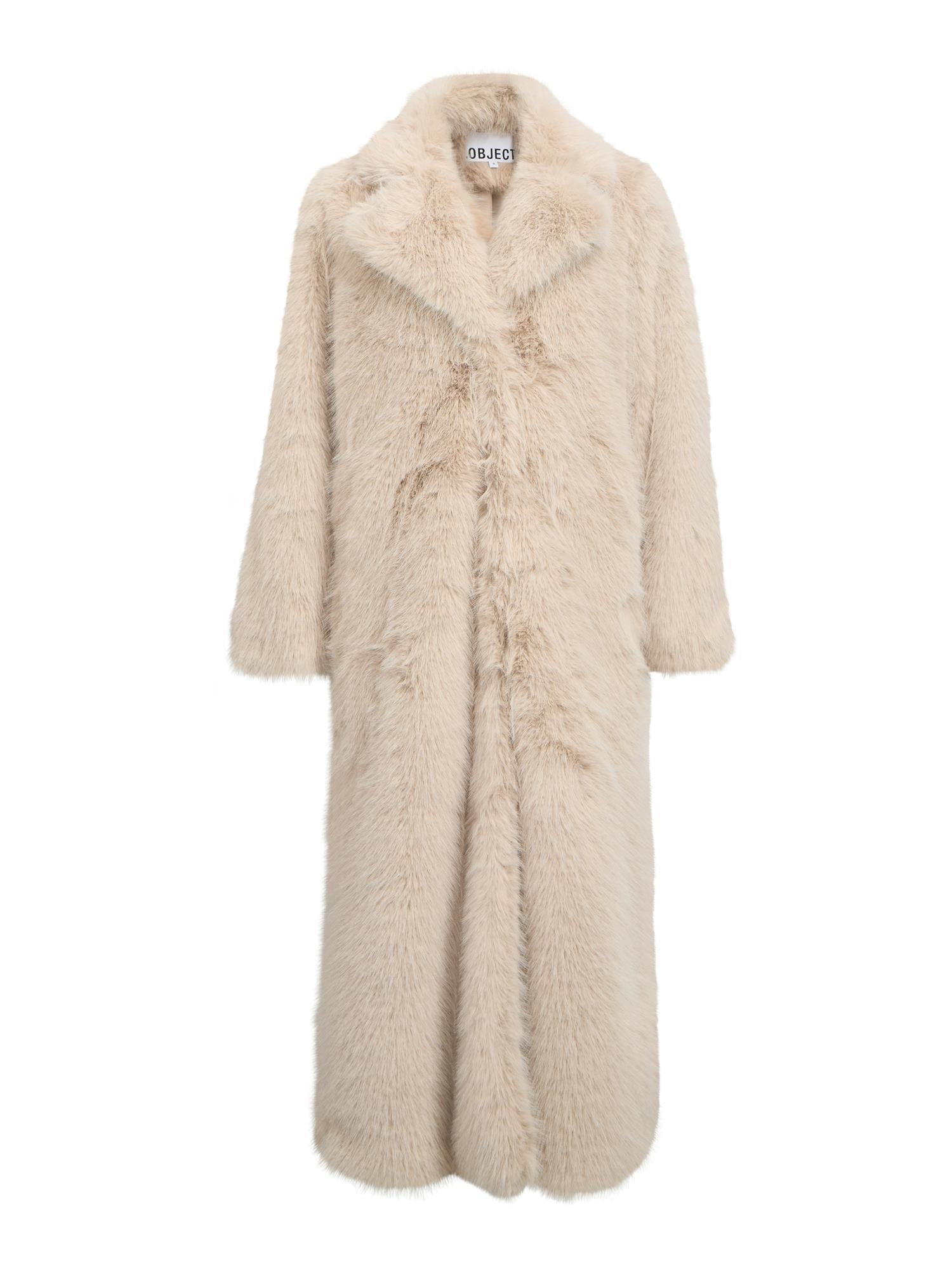 Isadora hairy long coat - novalieshop