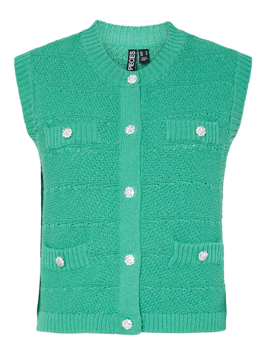 Jena o - neck knit vest - novalieshop