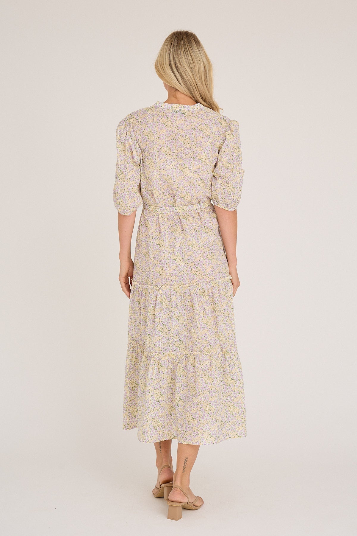 Kate V - neck long dress - novalieshop