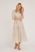 Kate V - neck long dress - novalieshop