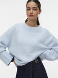 Laura crew neck knit pullover - novalieshop