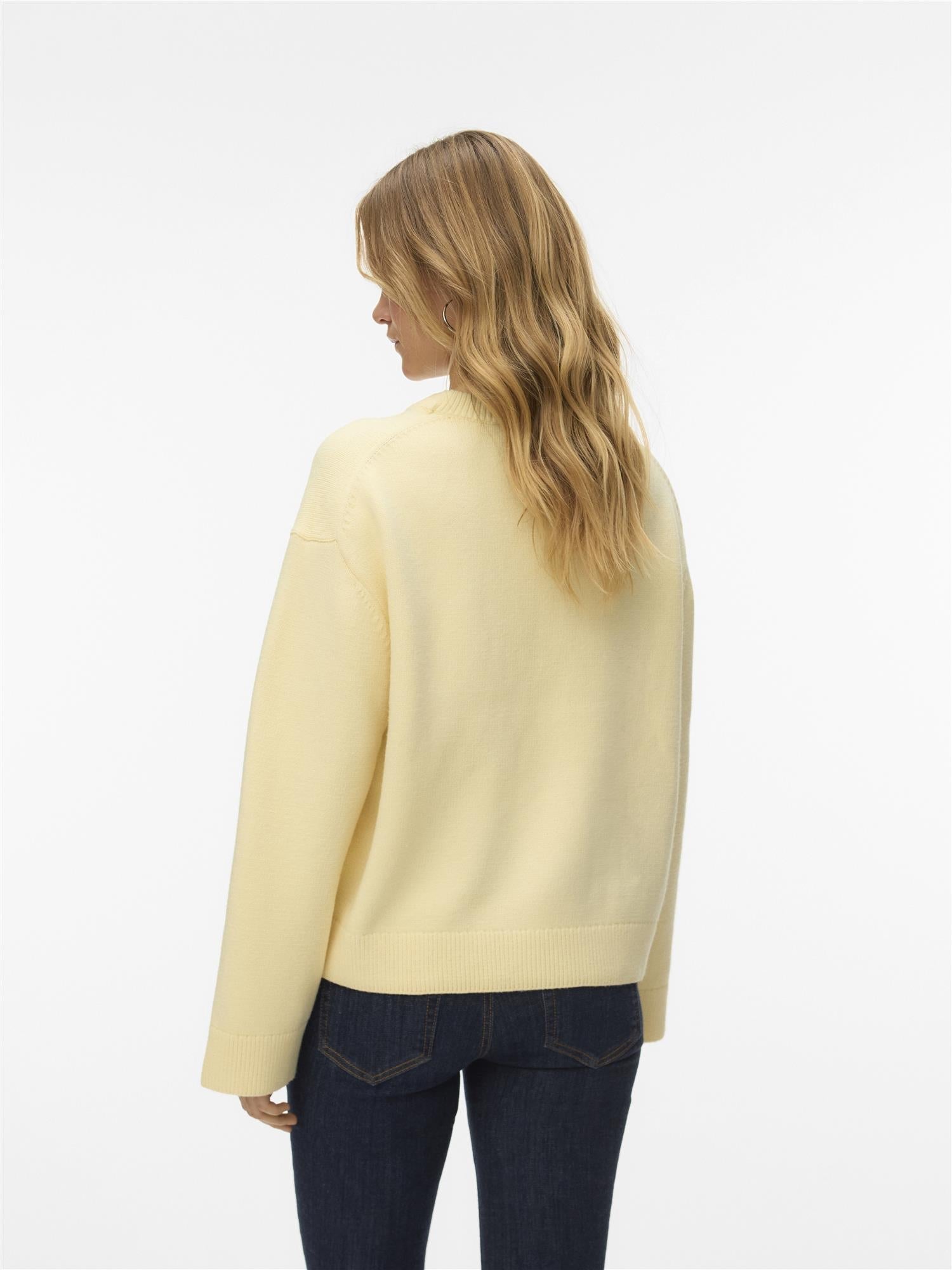 Laura crew neck knit pullover - novalieshop