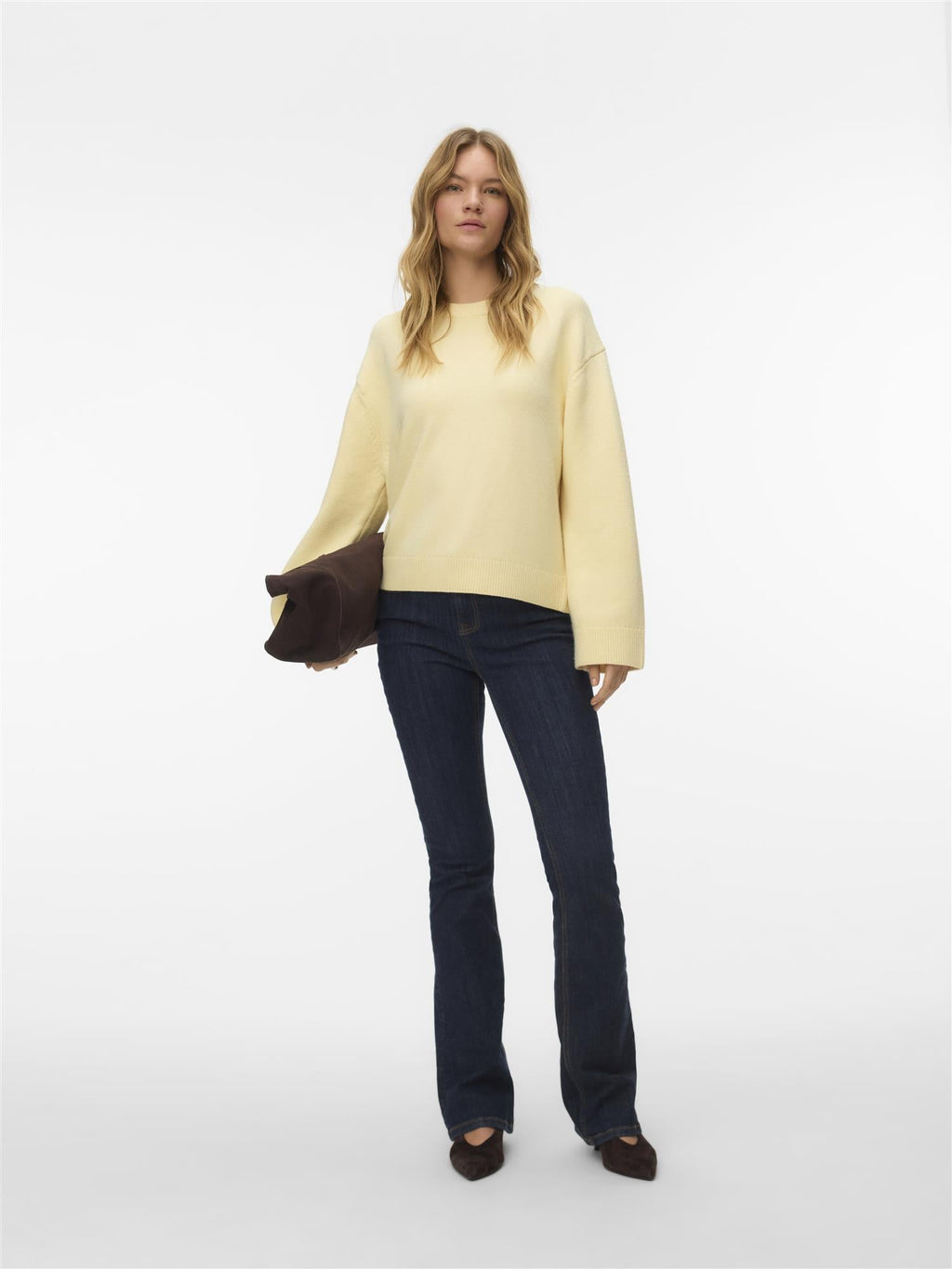 Laura crew neck knit pullover - novalieshop