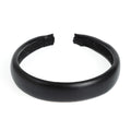 Leather hairband broad - novalieshop