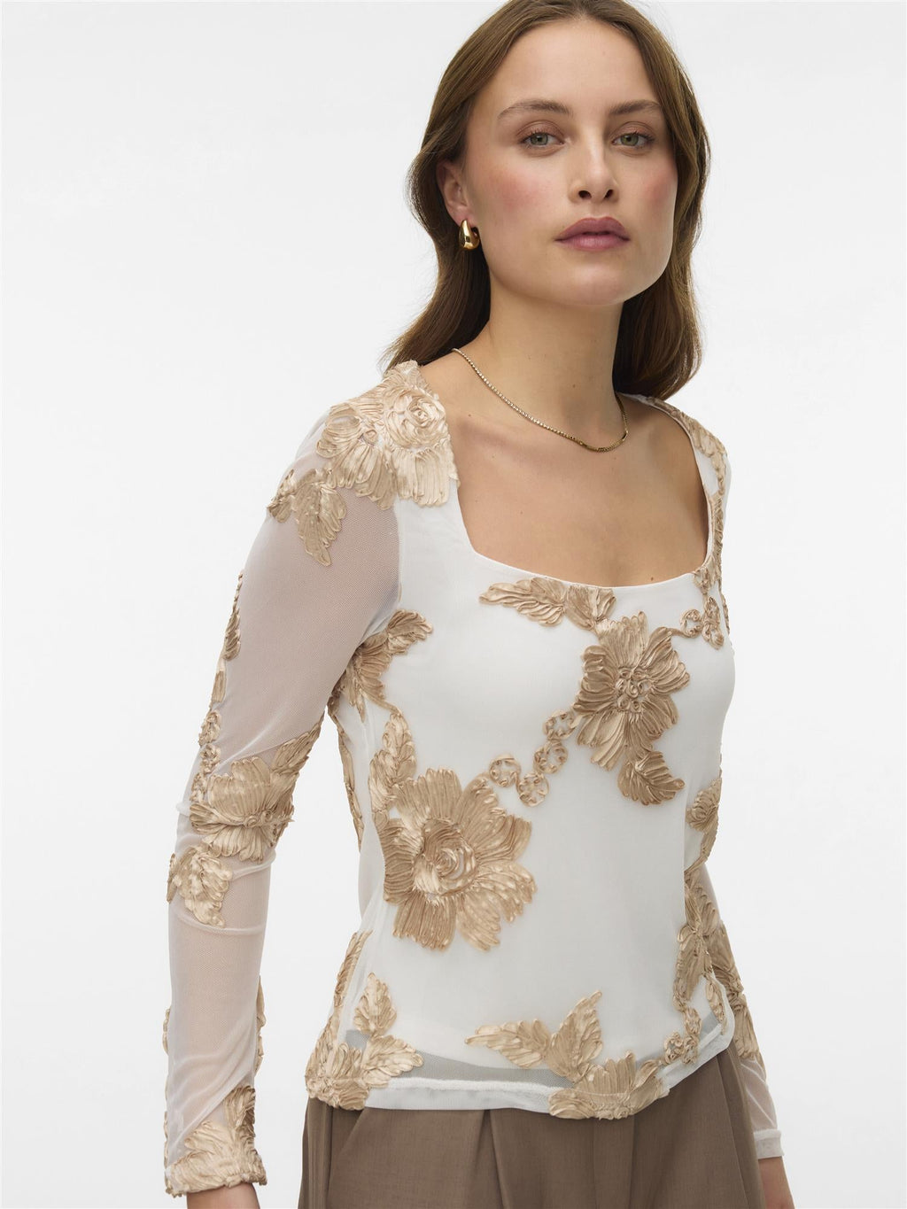 Mila square neck top - novalieshop