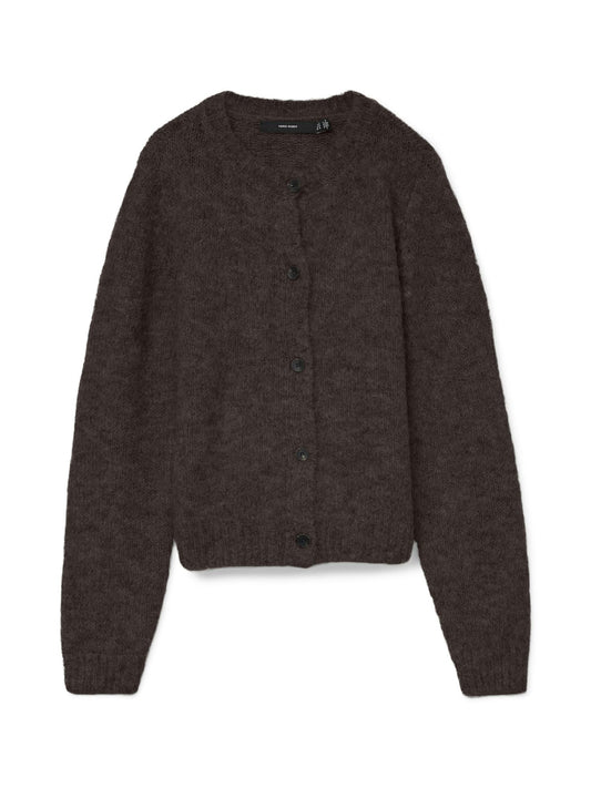 Novah o - neck button cardigan - novalieshop