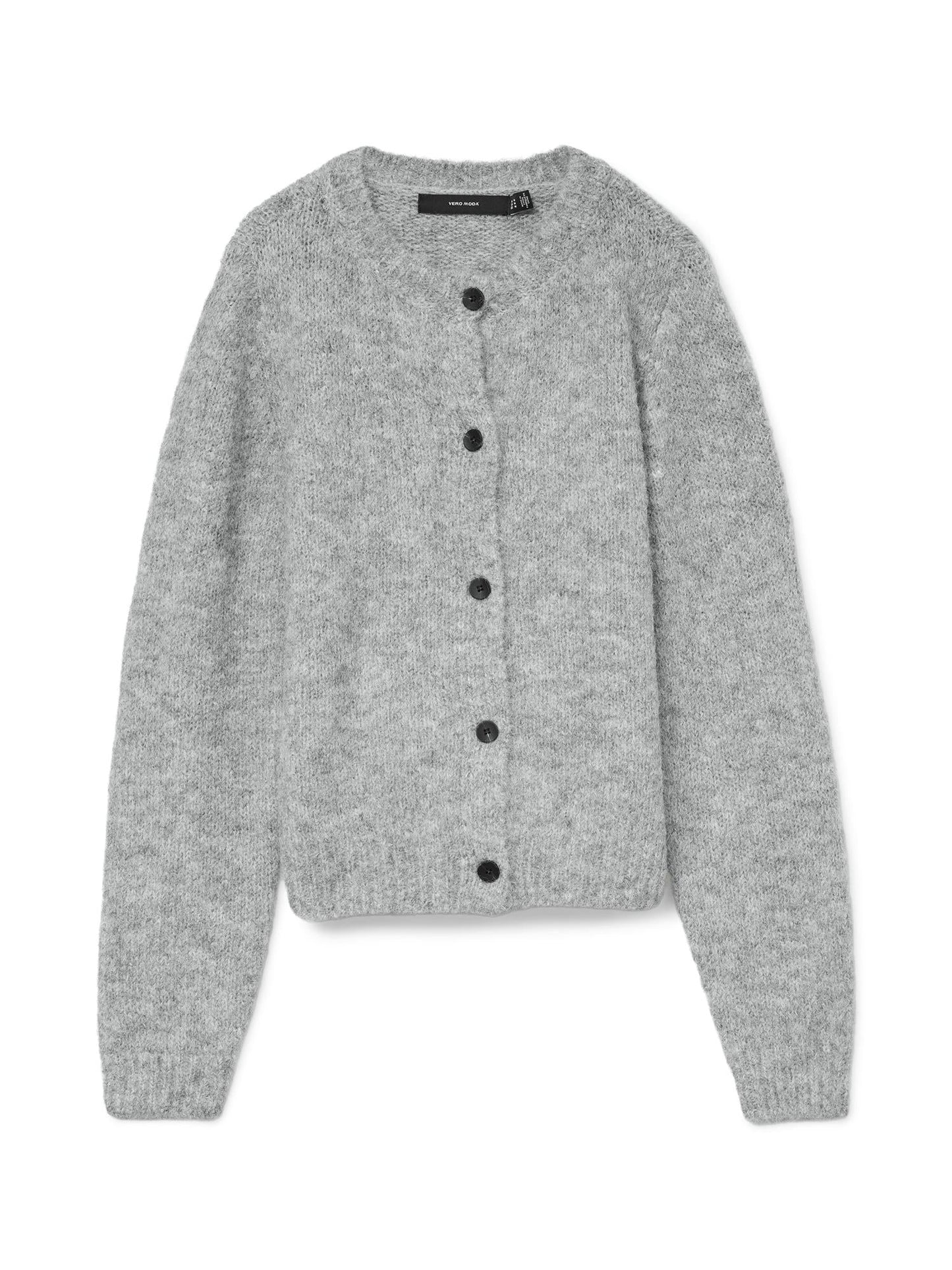 Novah o - neck button cardigan - novalieshop