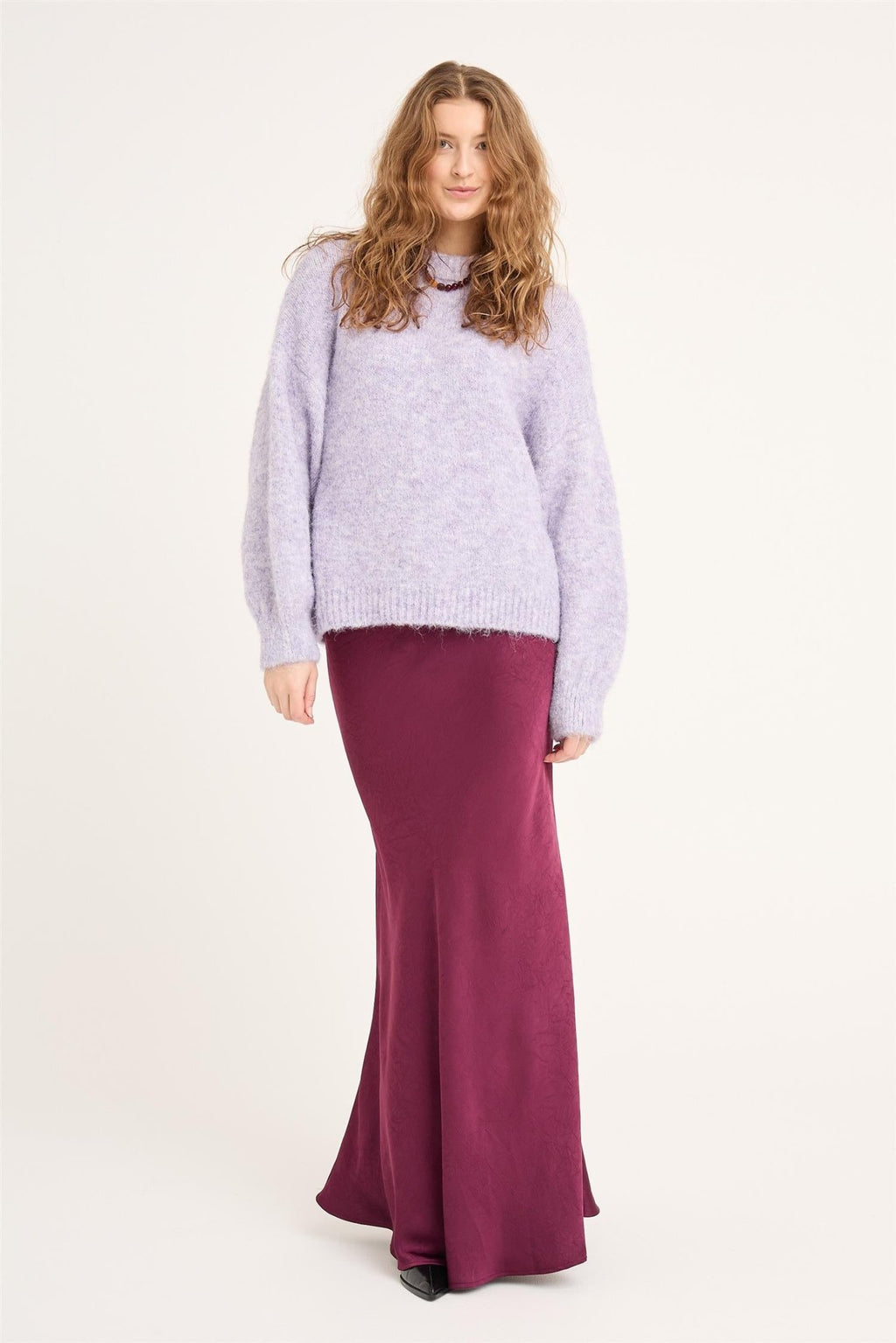 Patrisia solid knit pullover - novalieshop