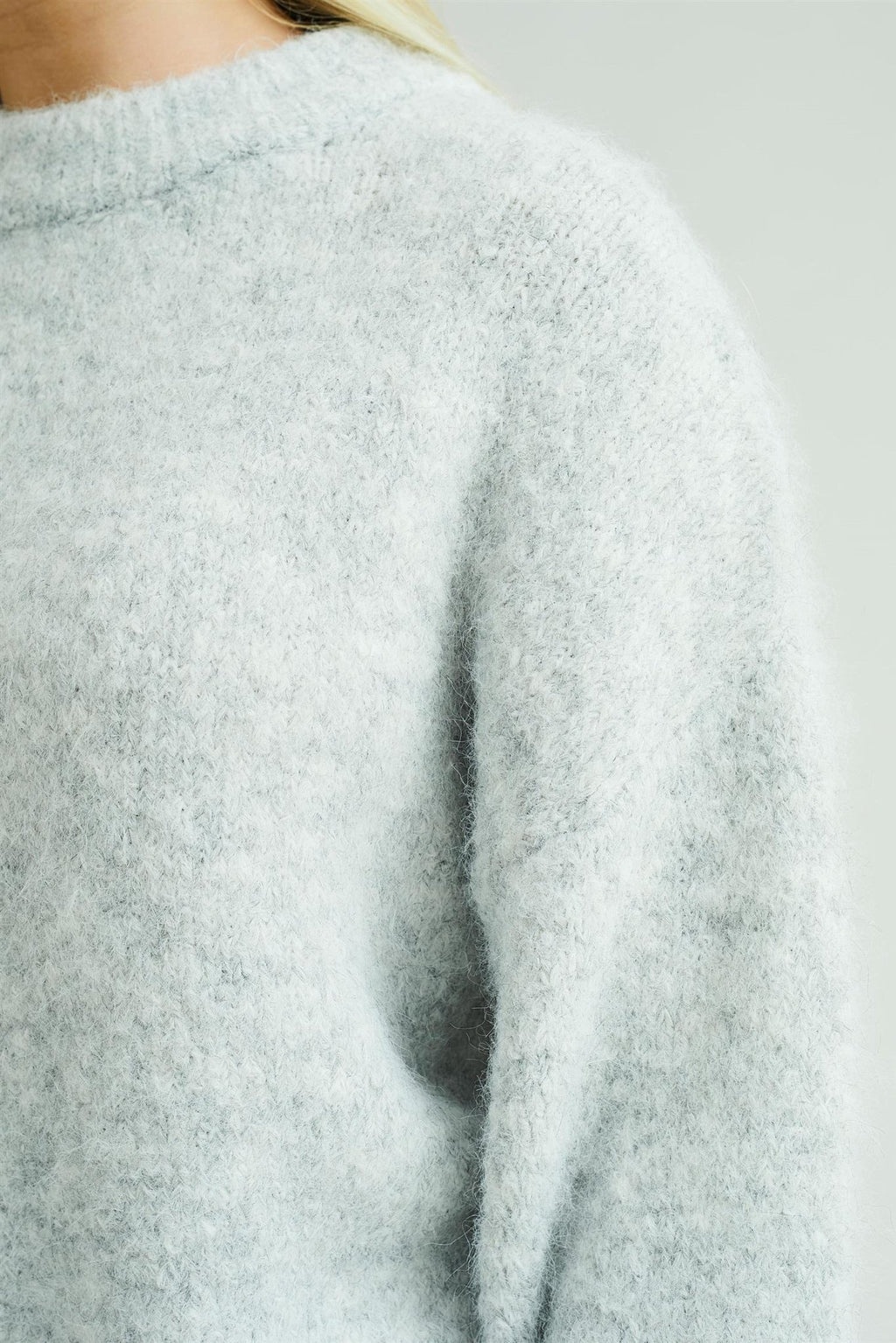 Patrisia solid knit pullover - novalieshop