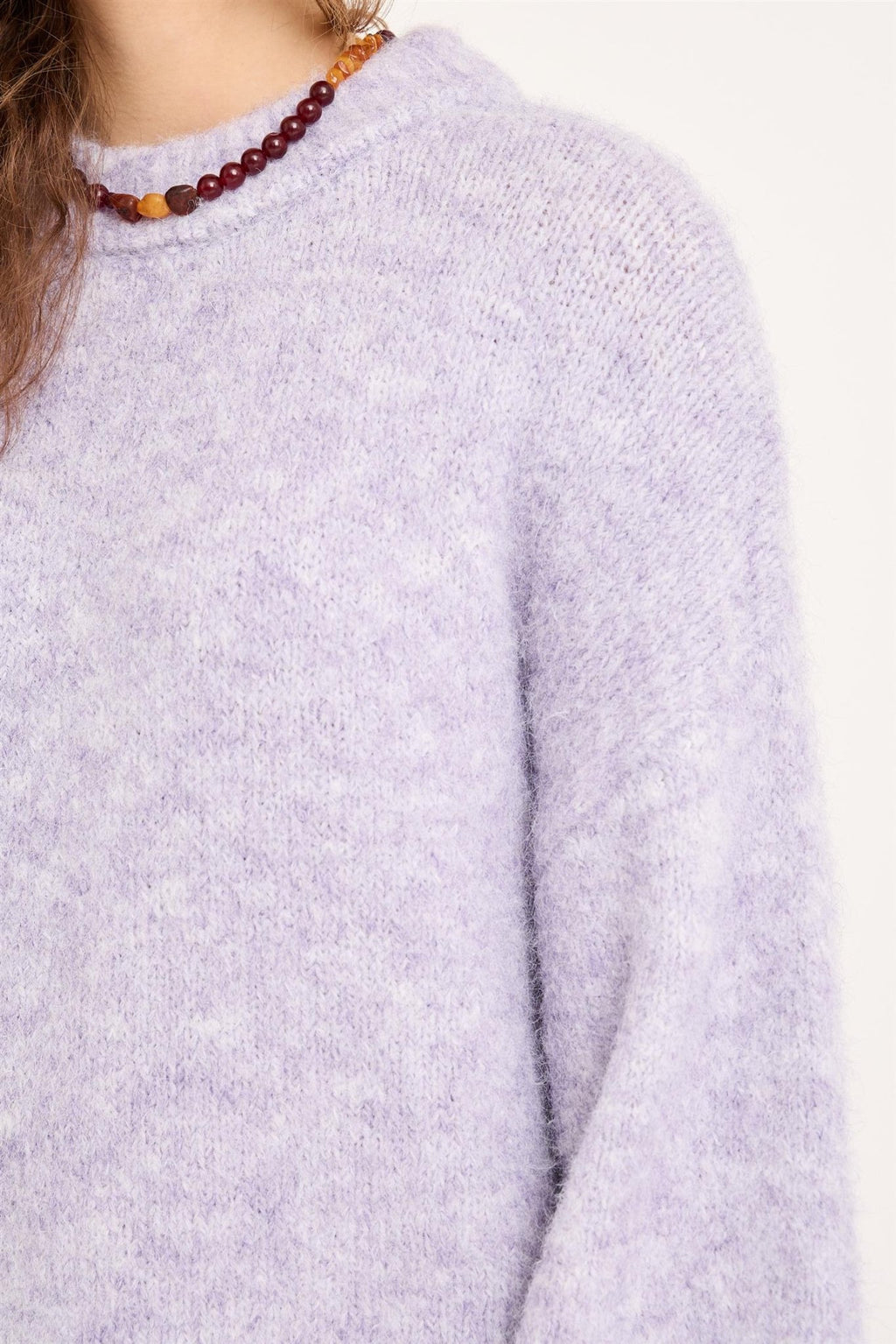 Patrisia solid knit pullover - novalieshop