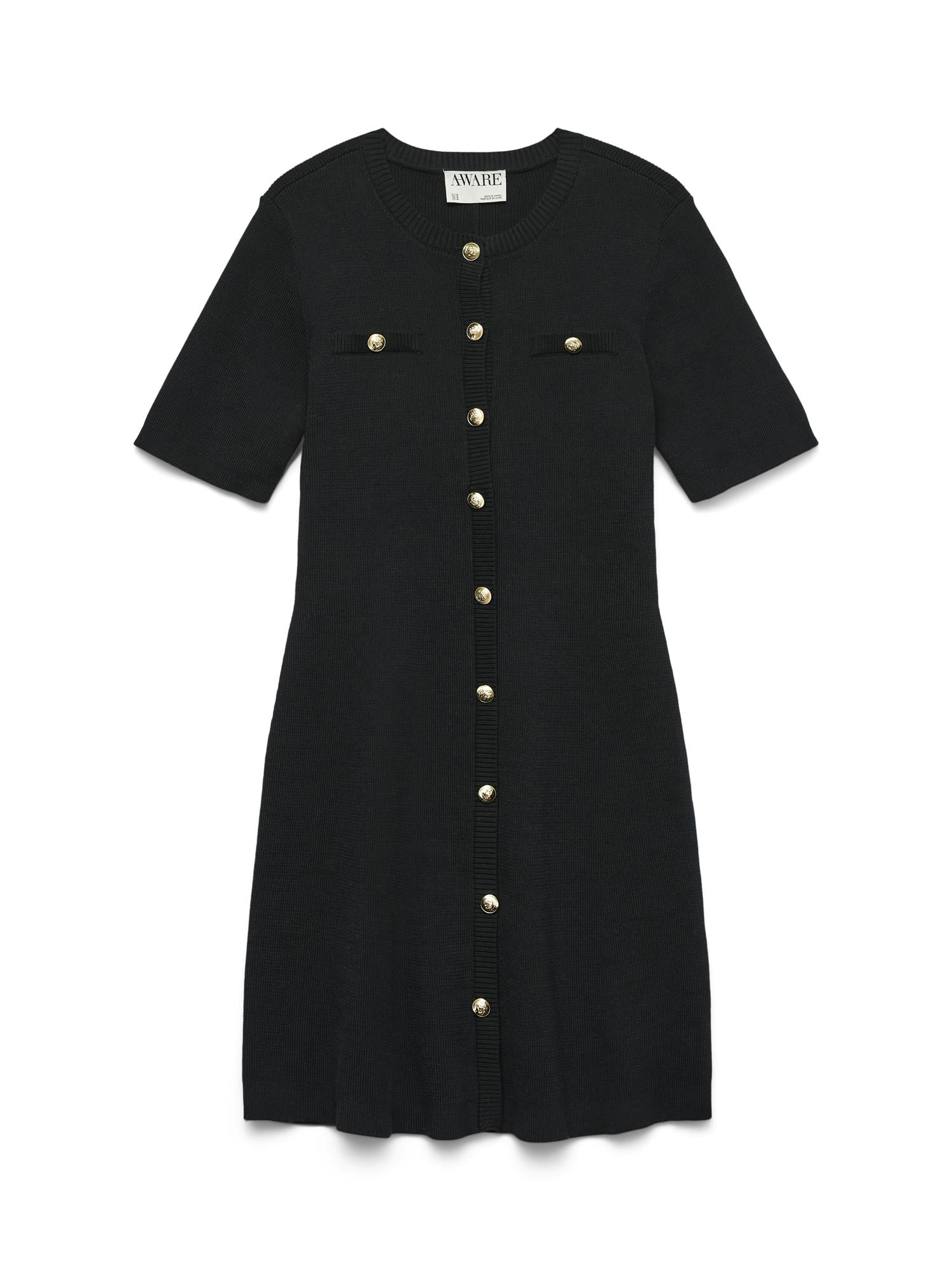 Picco 2/4 o - neck short knit dress - novalieshop