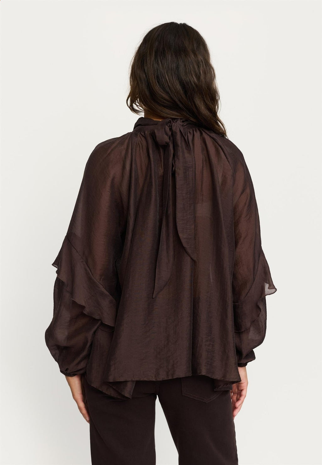 Rachel bow - tie blouse - novalieshop