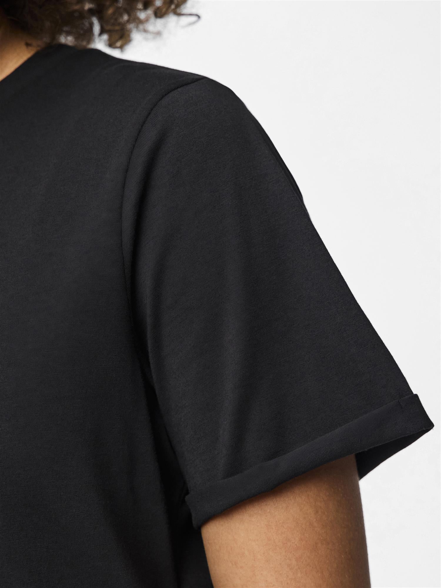 Ria fold up solid tee - novalieshop