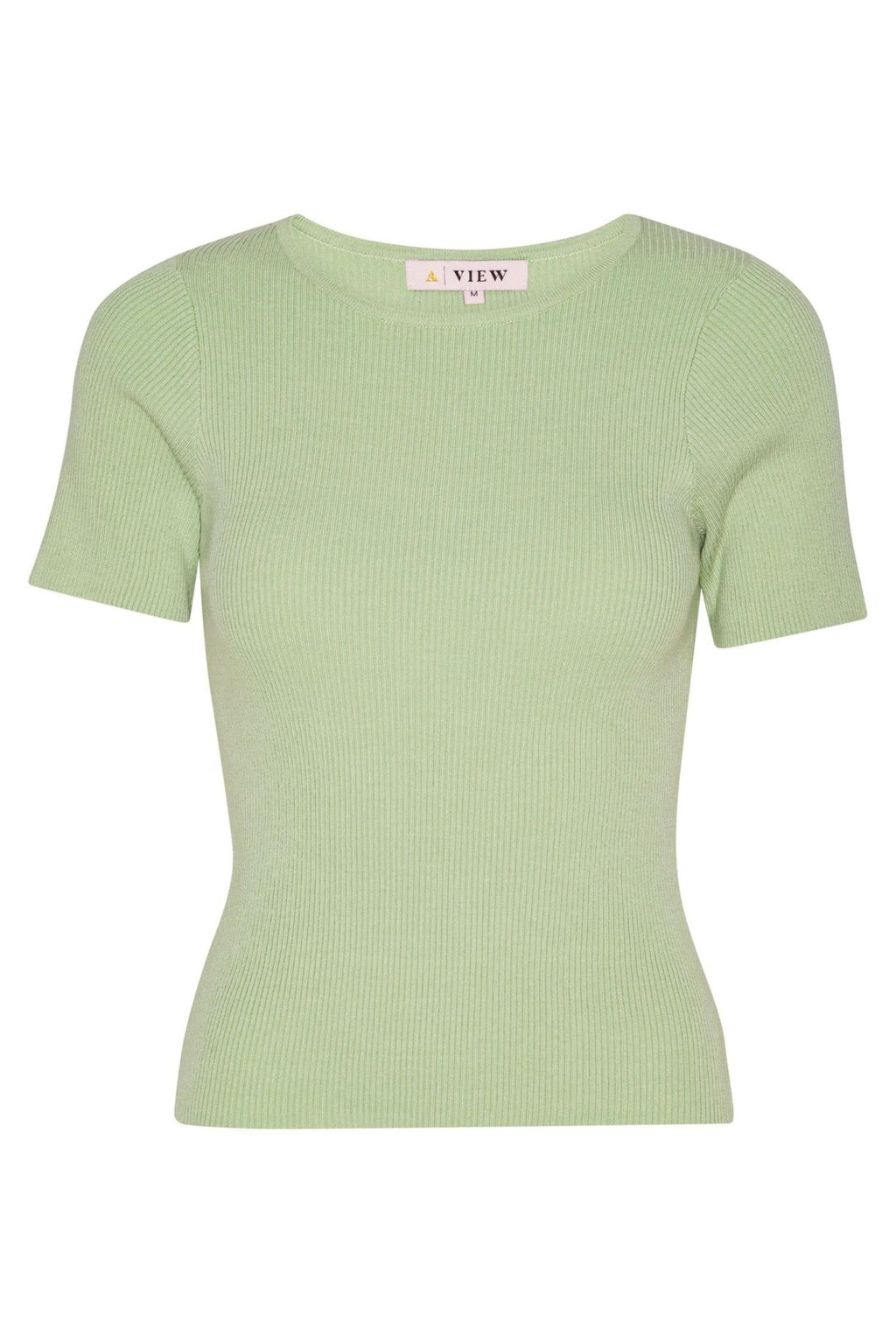 Rib knit short sleeve - novalieshop