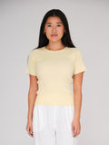 Rib knit short sleeve - novalieshop