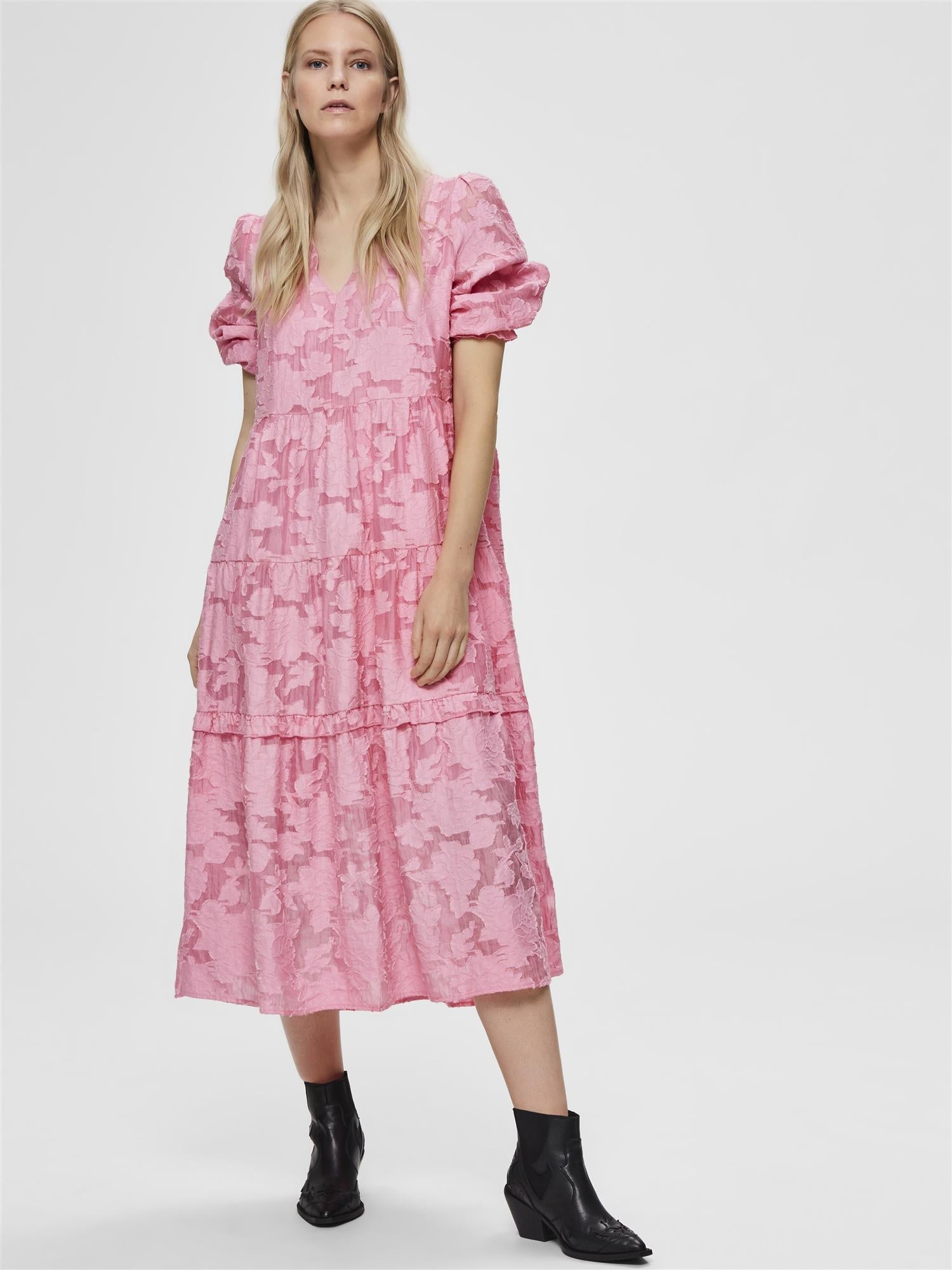 Sadie 3/4 midi dress - novalieshop