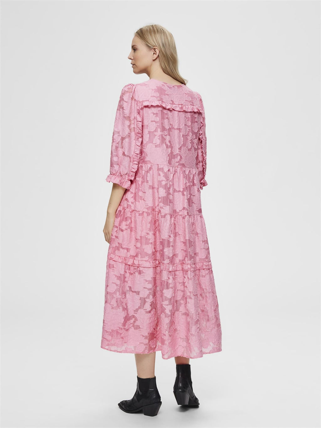 Sadie 3/4 midi dress - novalieshop