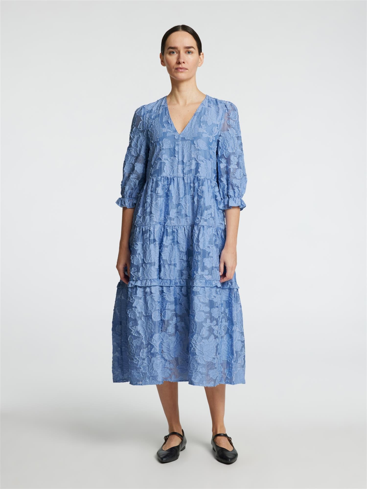 Sadie 3/4 midi dress - novalieshop