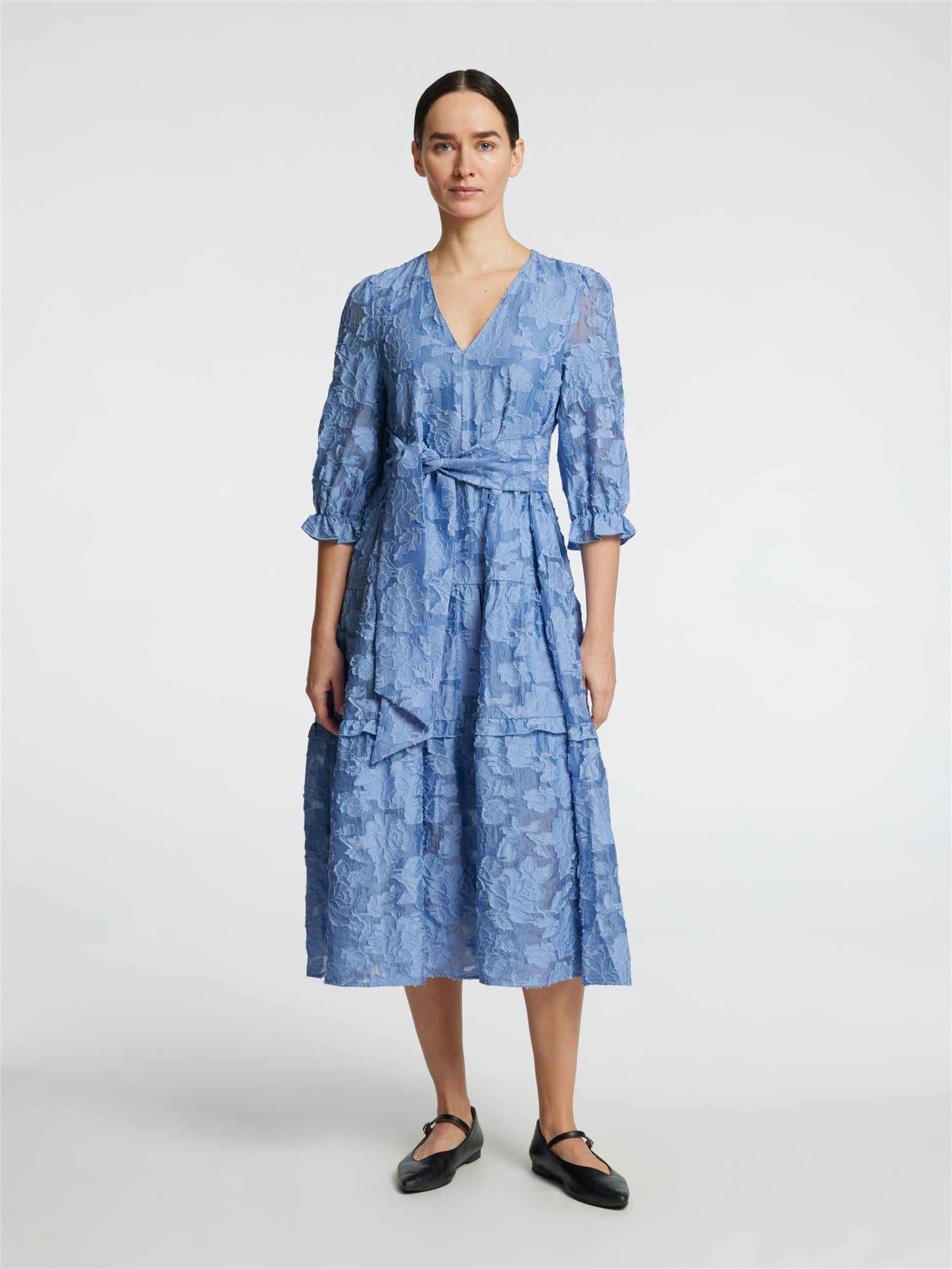 Sadie 3/4 midi dress - novalieshop