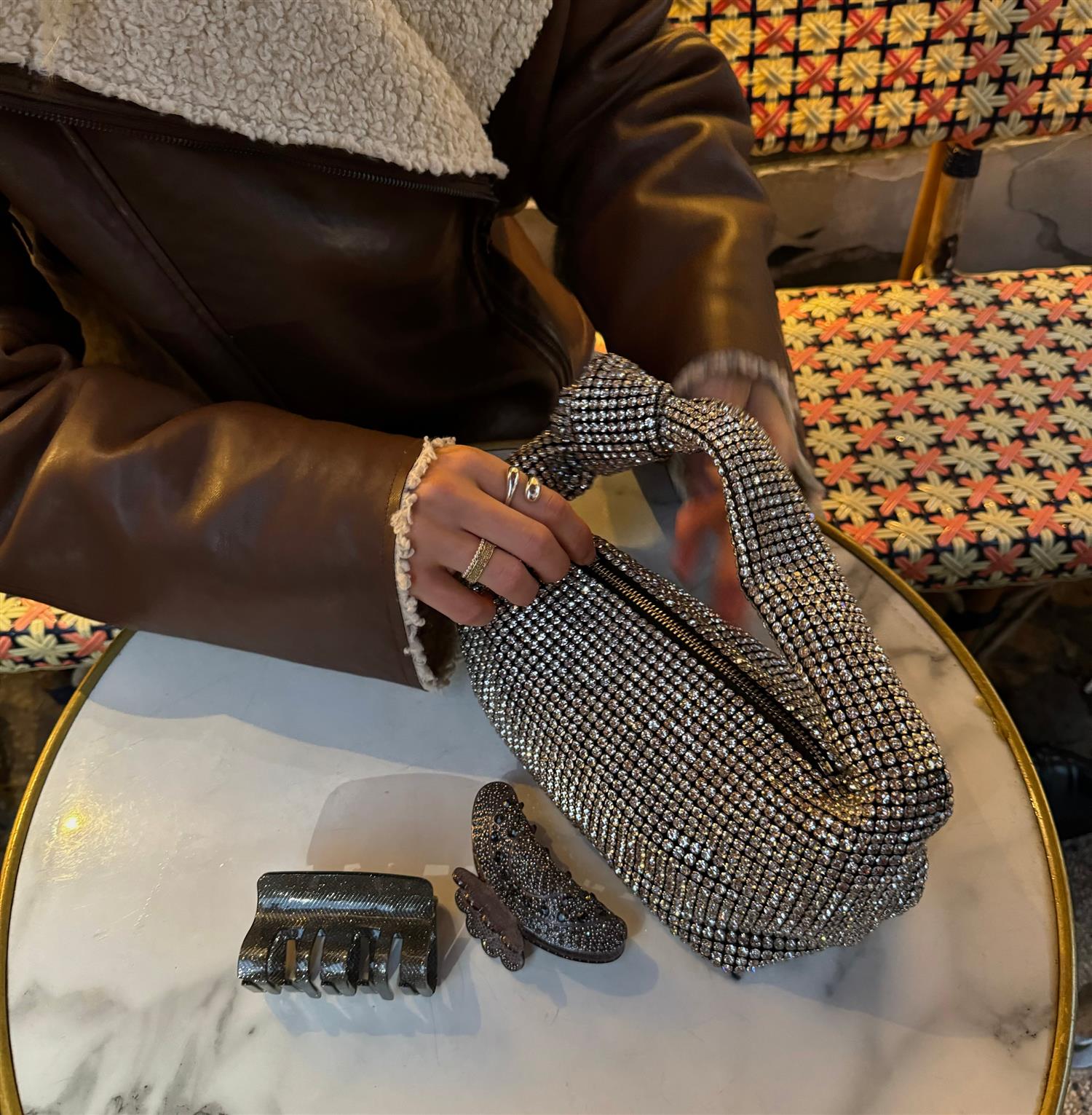 Silvermoon crystal bag - novalieshop