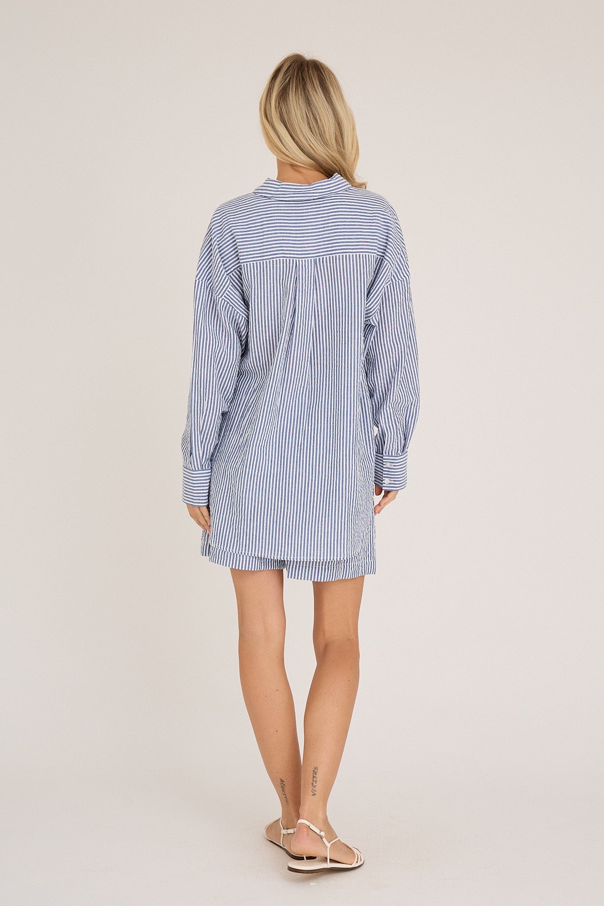 Sonja new shirt - Navy/ White - novalieshop