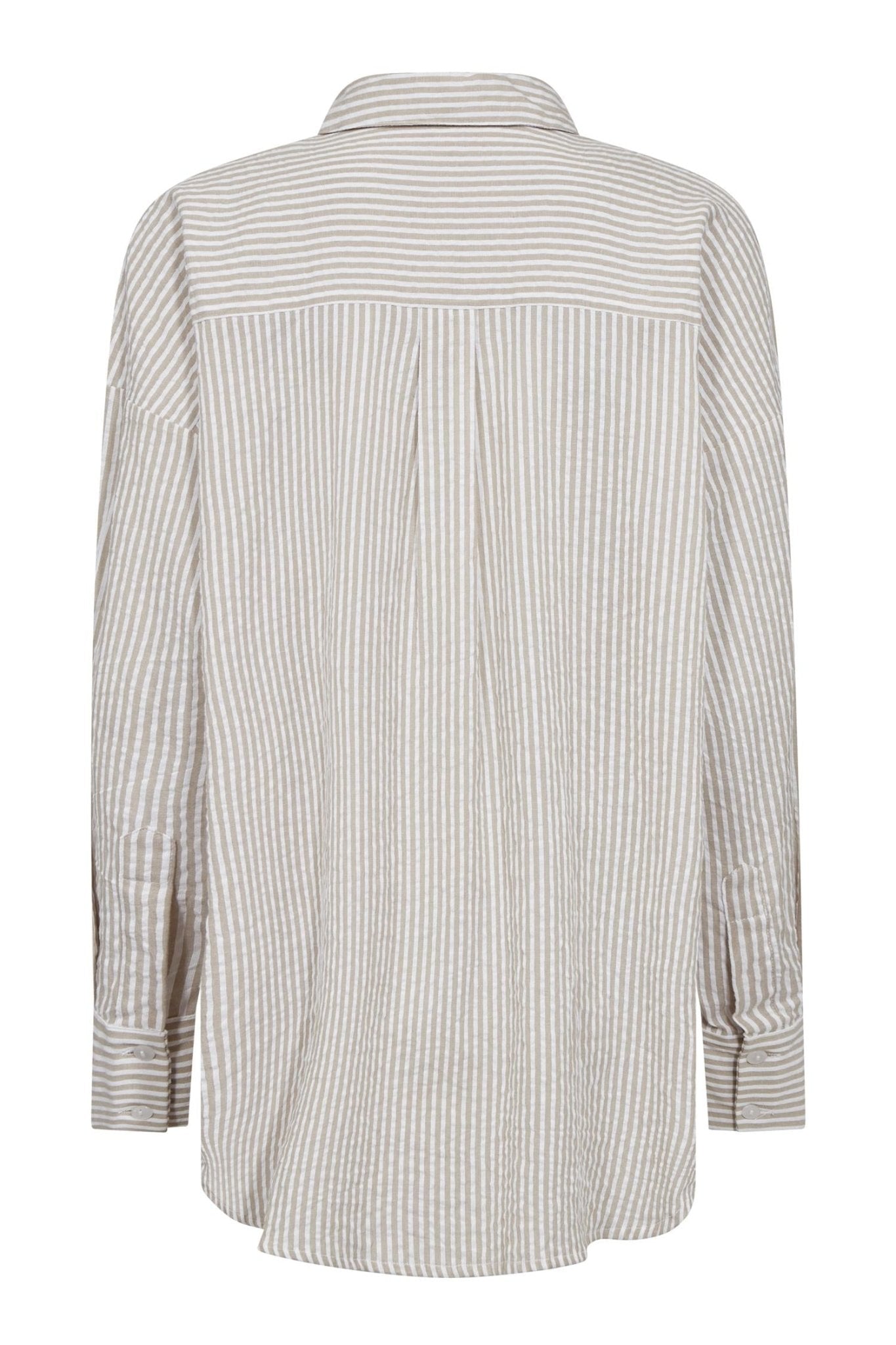 Sonja new shirt - Sand/ White - novalieshop