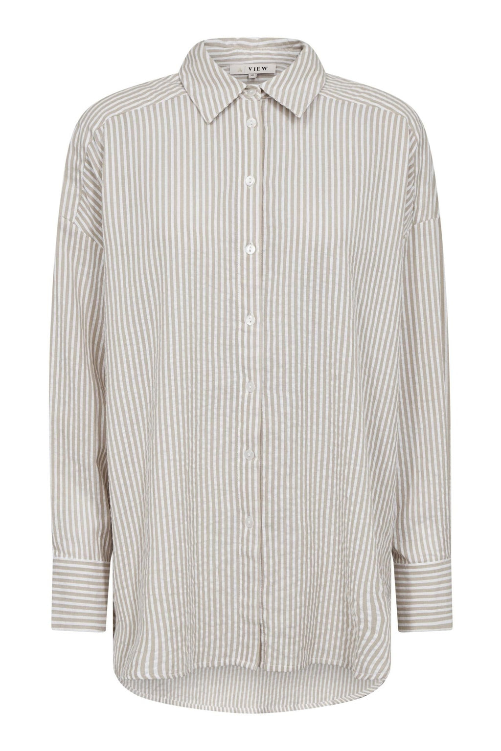 Sonja new shirt - Sand/ White - novalieshop