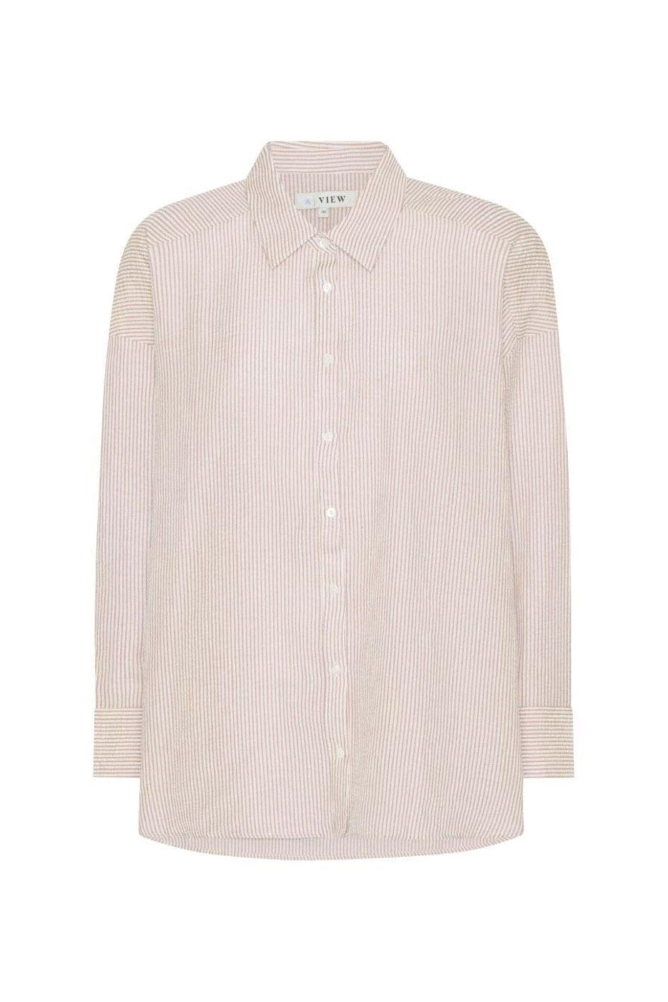 Sonja shirt - Sand/ white - novalieshop