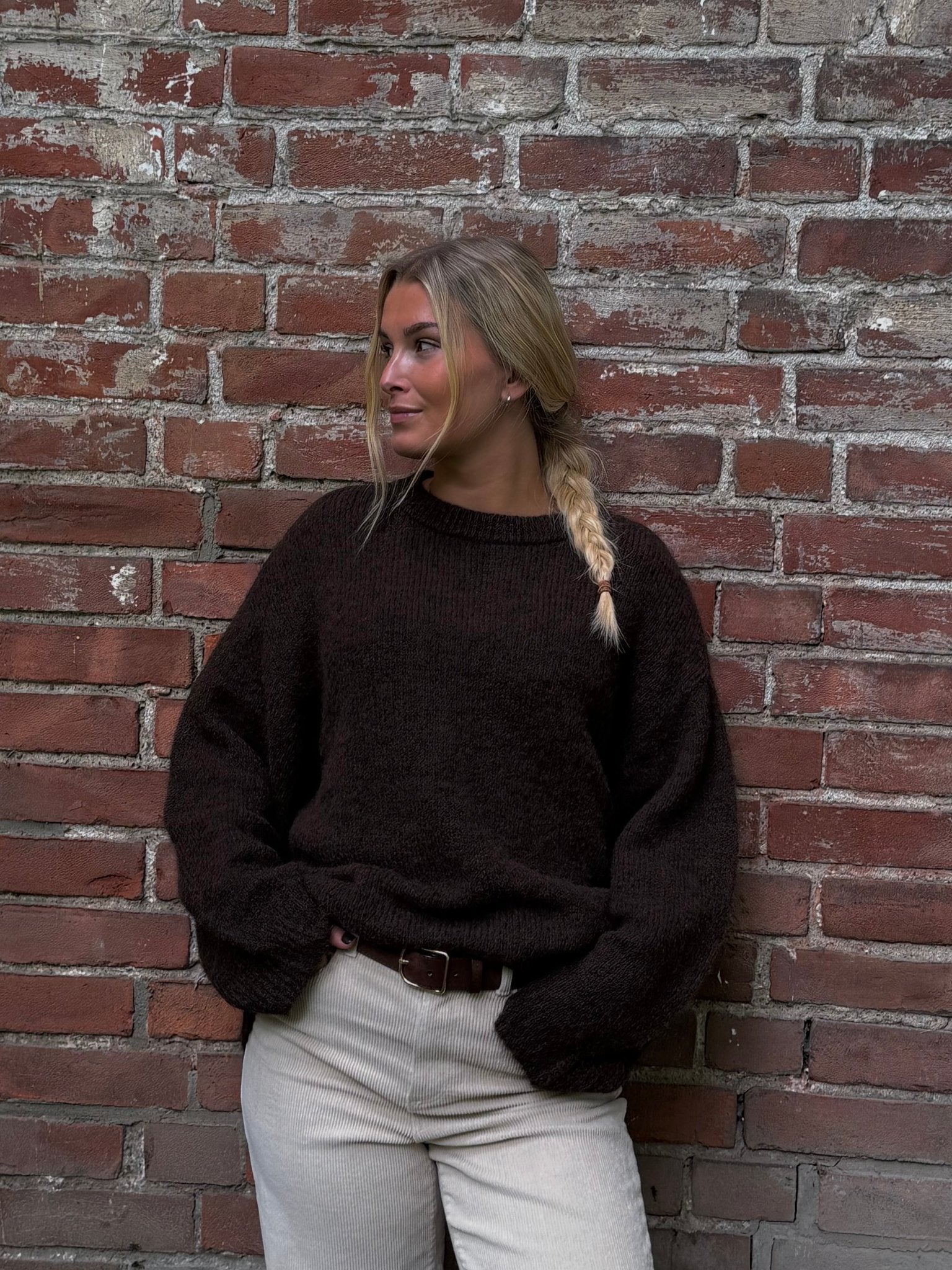 Sorrento o - neck pullover - novalieshop