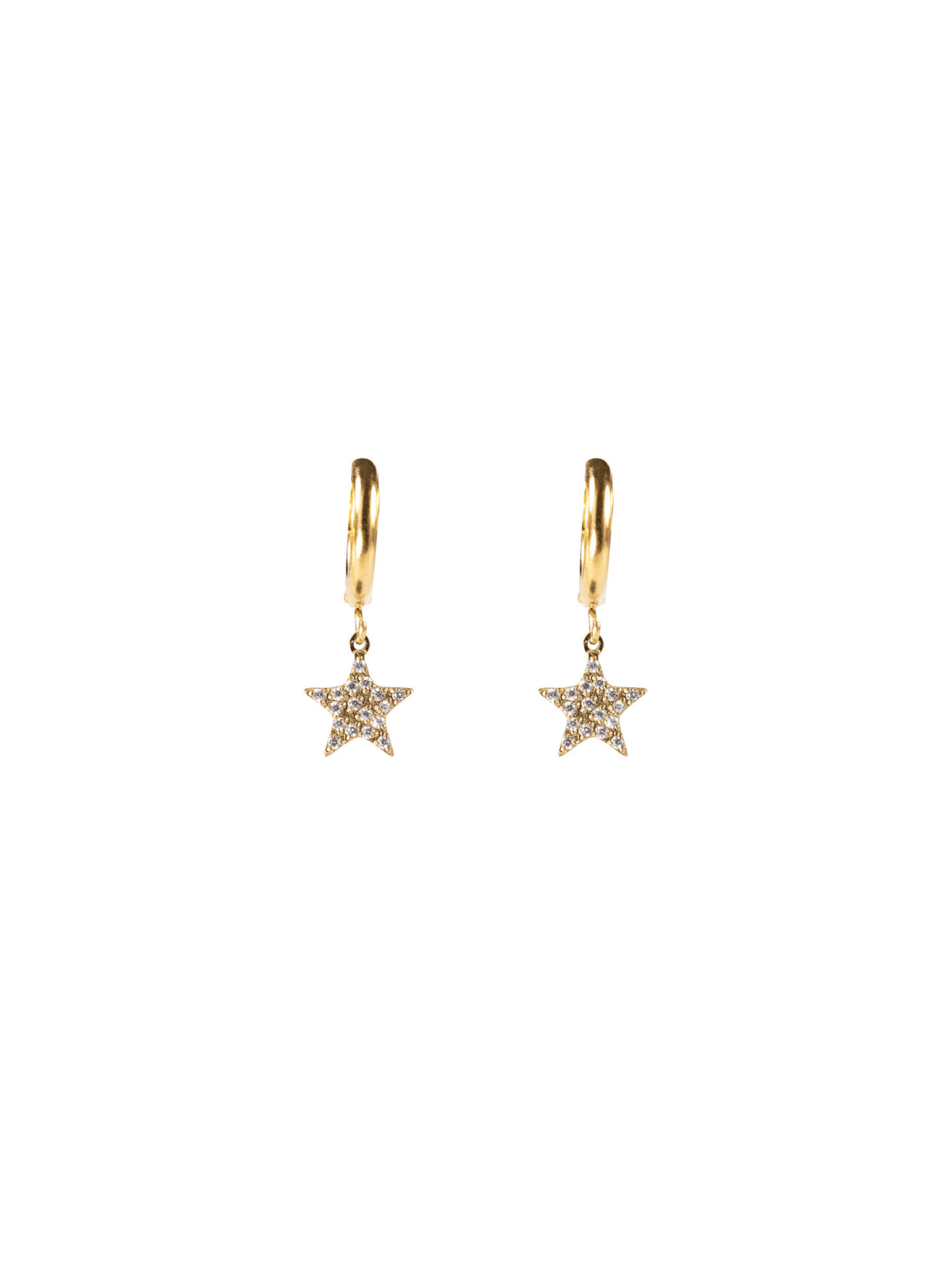 Star hoop w/ crystal - novalieshop