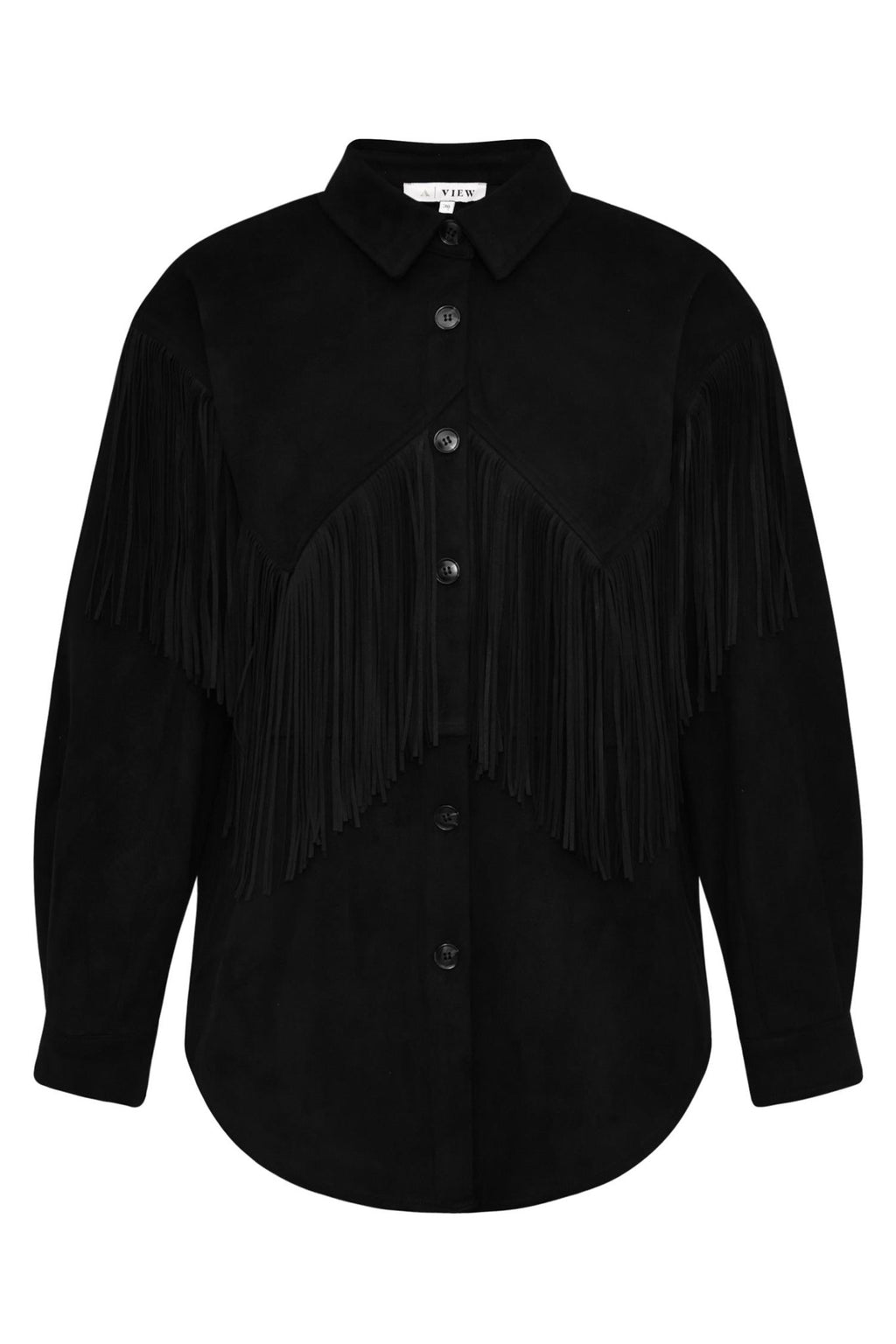 Suede fringe shirt - novalieshop