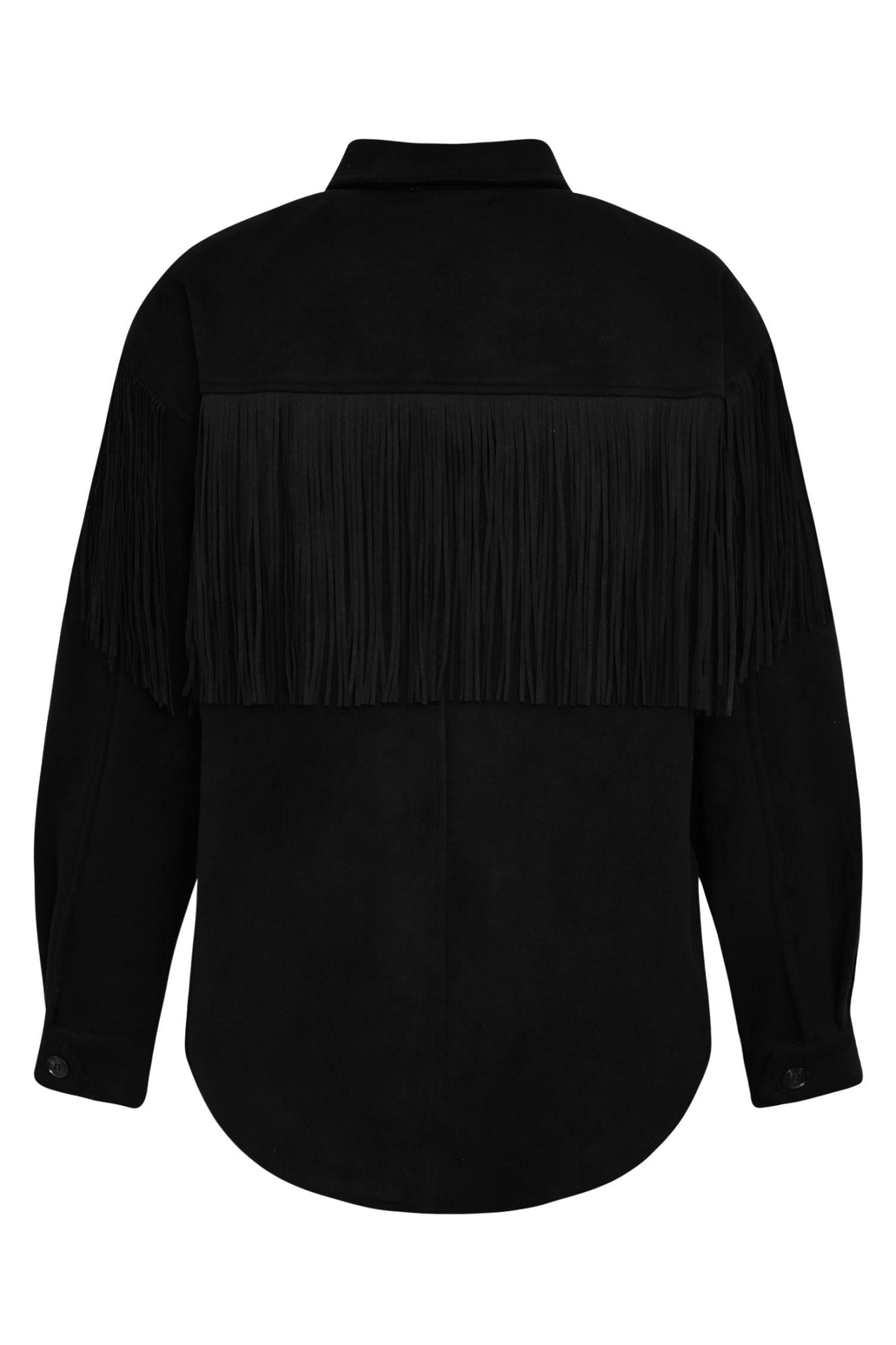 Suede fringe shirt - novalieshop