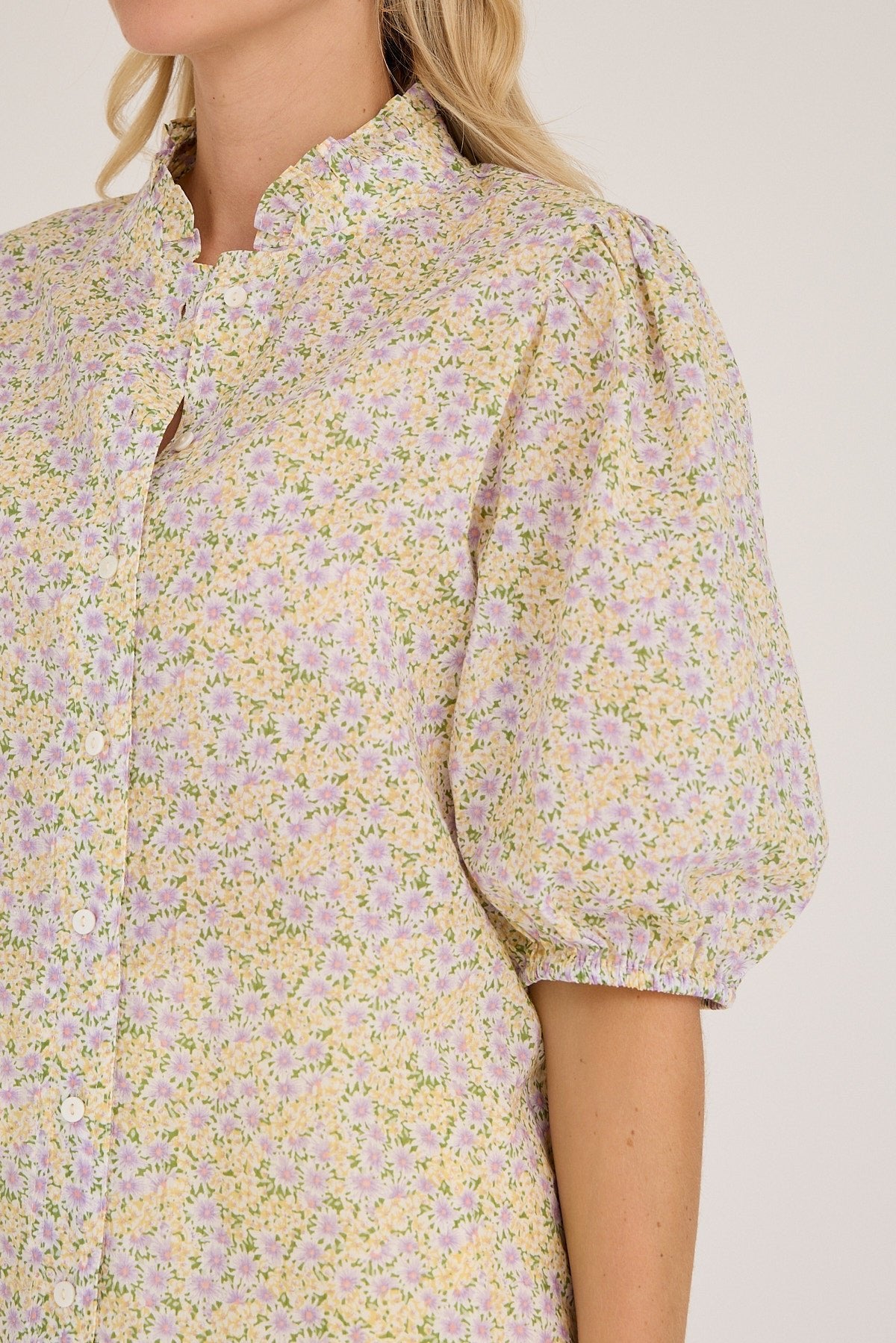 Tiffany short sleeve shirt - novalieshop